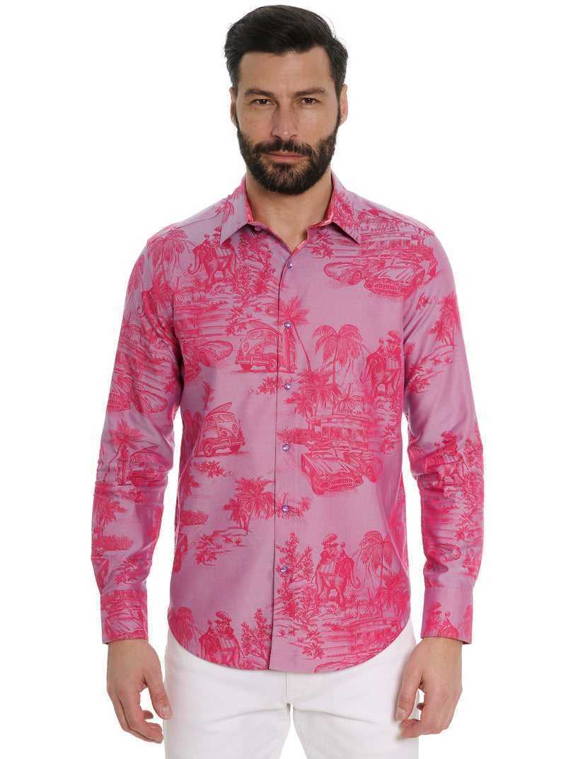 Robert Graham Limited Edition Endless Dreams Long Sleeve Button Down Shirt Rózsaszín | 305QNPYSR