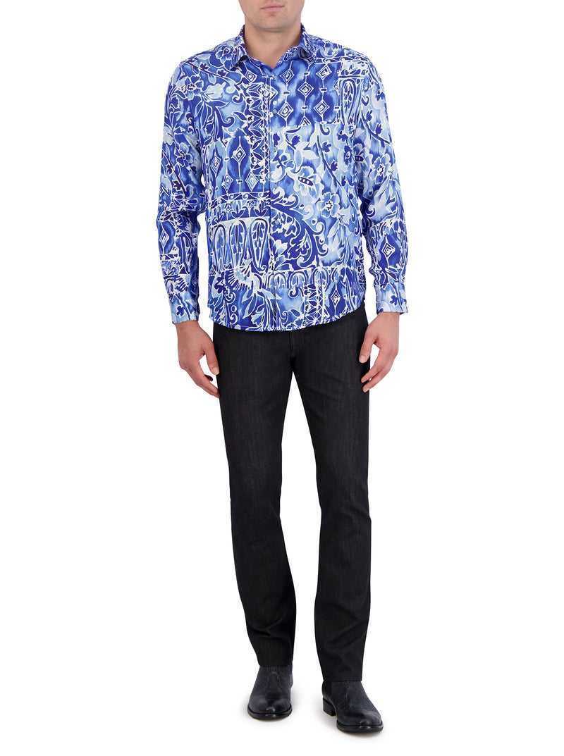 Robert Graham Limited Edition Jaipore Long Sleeve Button Down Shirt Kék | 106WZAYCH