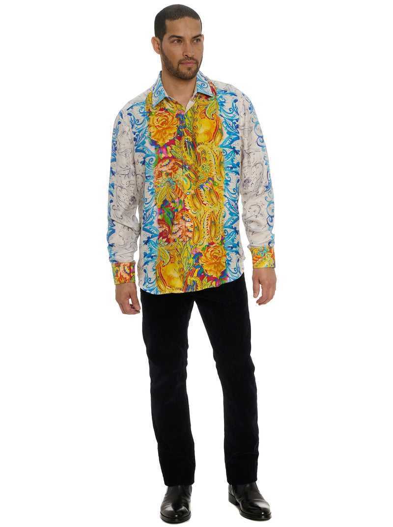 Robert Graham Limited Edition The B Hudson Long Sleeve Button Down Shirt Multi | 093NILARS