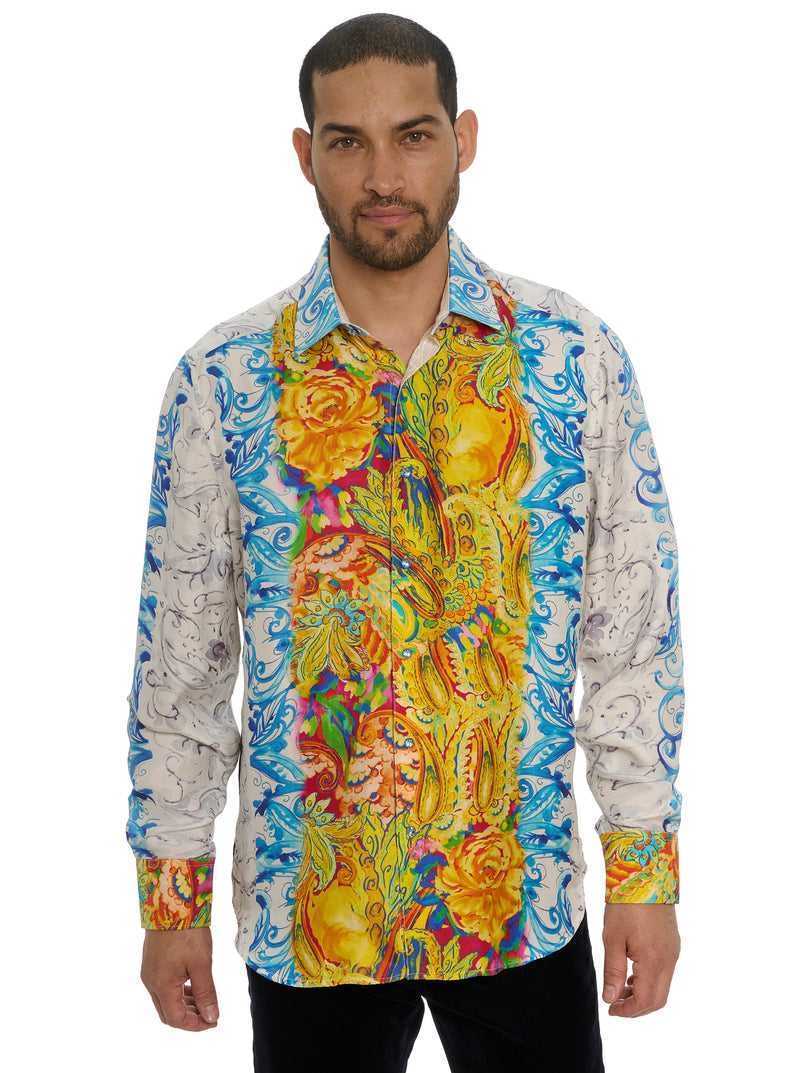 Robert Graham Limited Edition The B Hudson Long Sleeve Button Down Shirt Multi | 093NILARS