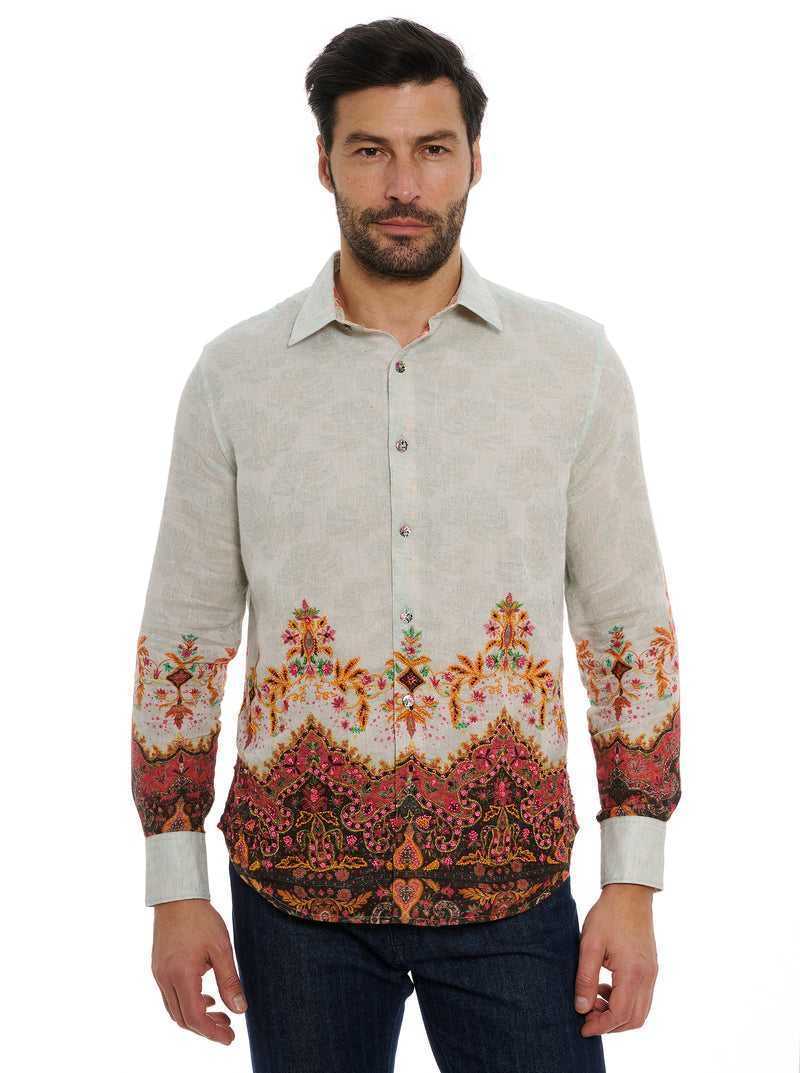 Robert Graham Limited Edition The Crown Jewel Long Sleeve Button Down Shirt Fehér | 608ZSIOCT