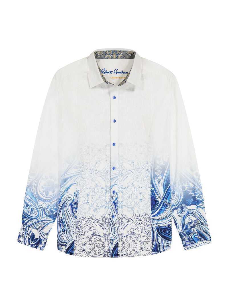 Robert Graham Limited Edition The Dorce Long Sleeve Button Down Shirt Big Kék | 137JOPXBC