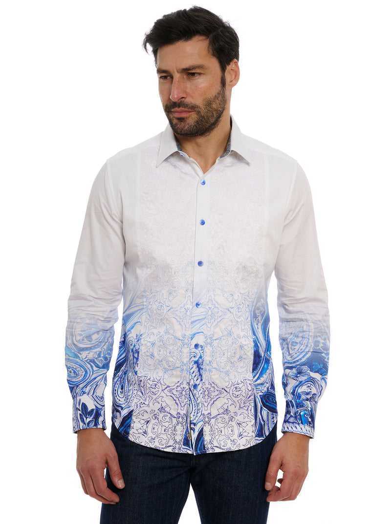 Robert Graham Limited Edition The Dorce Long Sleeve Button Down Shirt Big Kék | 137JOPXBC