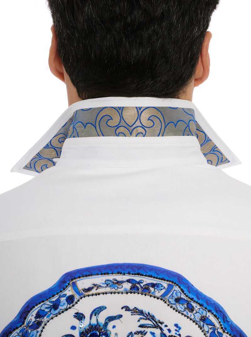 Robert Graham Limited Edition The Dorce Long Sleeve Button Down Shirt Big Kék | 137JOPXBC