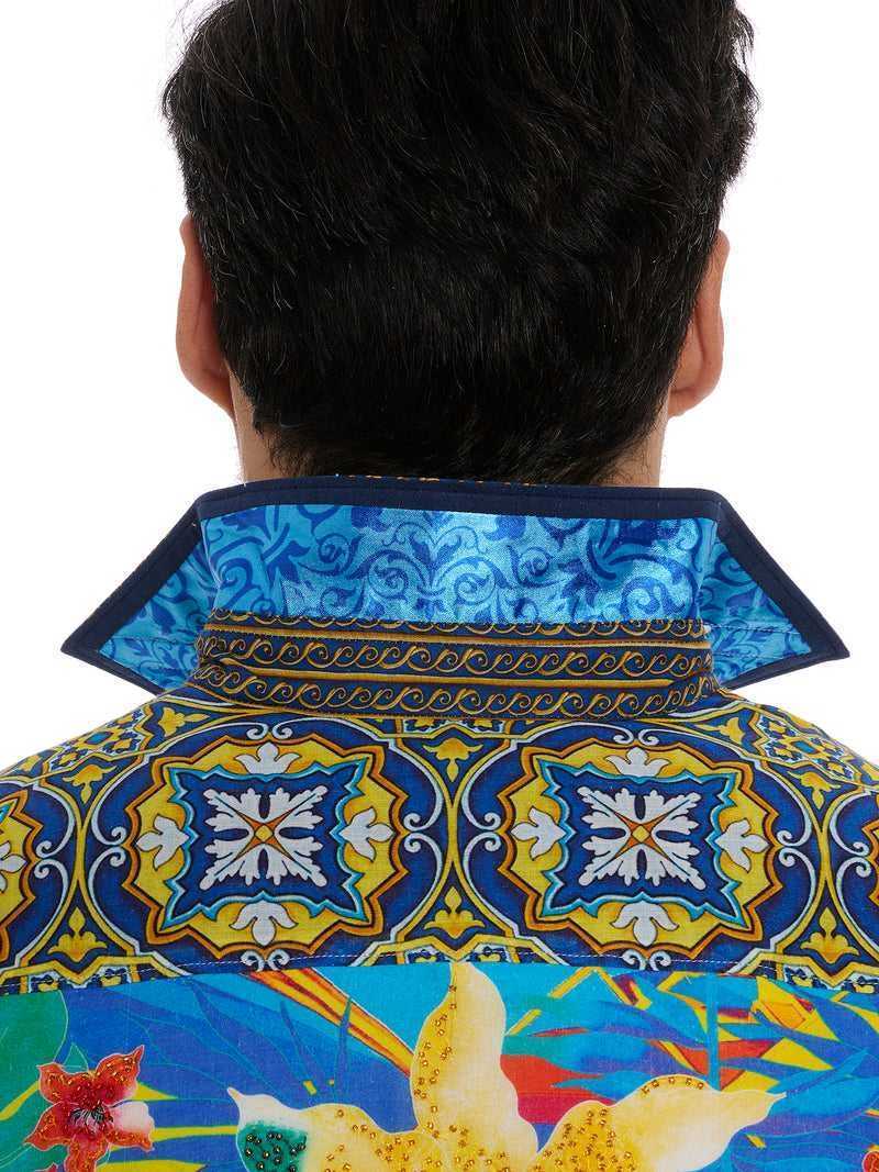 Robert Graham Limited Edition Toast The Coast Long Sleeve Button Down Shirt Multi | 382BFJNKO