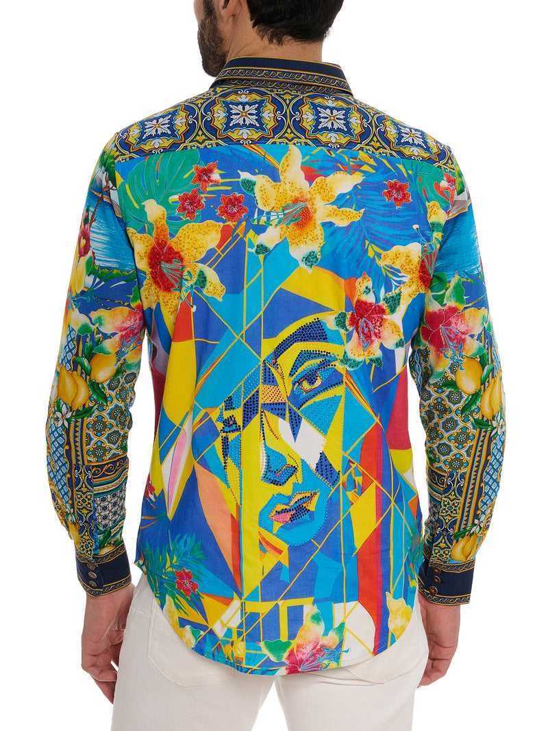 Robert Graham Limited Edition Toast The Coast Long Sleeve Button Down Shirt Multi | 382BFJNKO