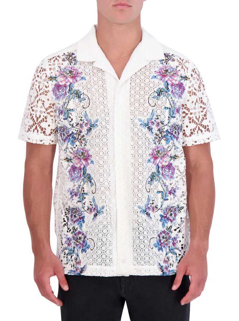 Robert Graham Limited Edition Vine Vista Short Sleeve Button Down Shirt Multi | 468VFNKWD