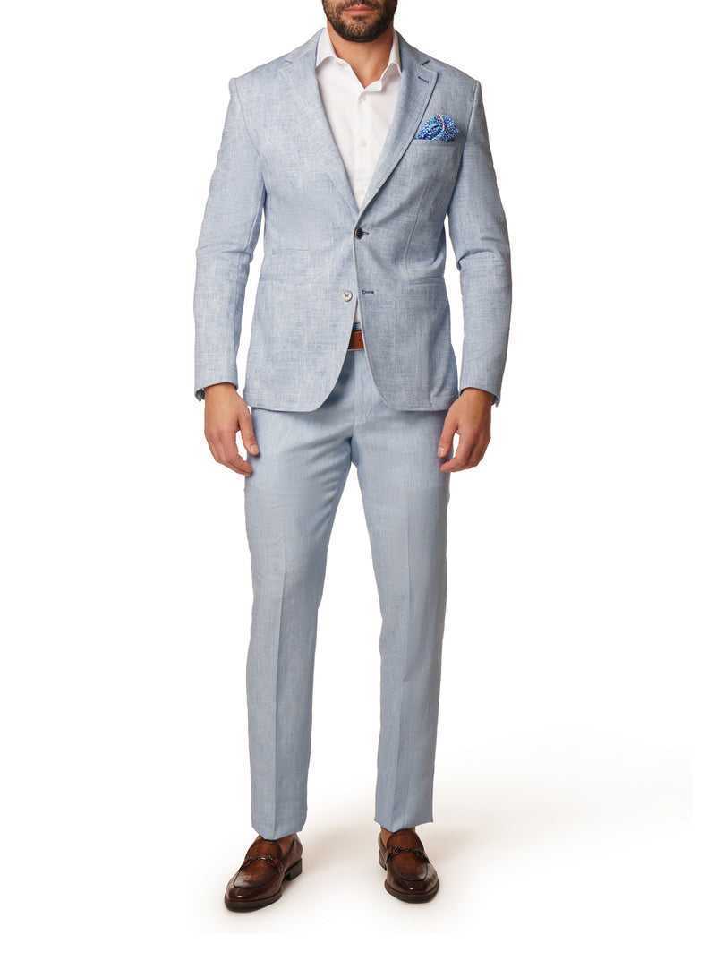 Robert Graham Linen Dress Pant Világos Kék | 165AZMSVC