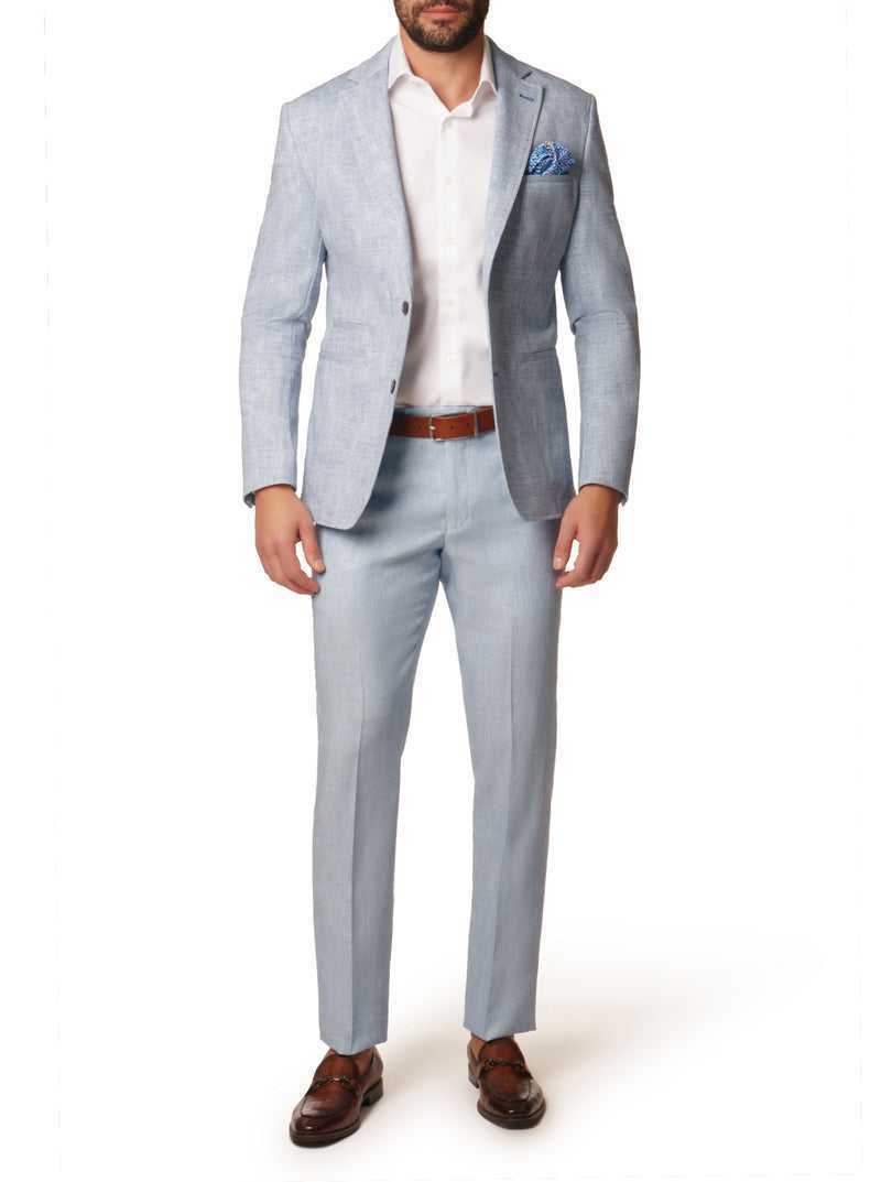 Robert Graham Linen Dress Pant Világos Kék | 165AZMSVC