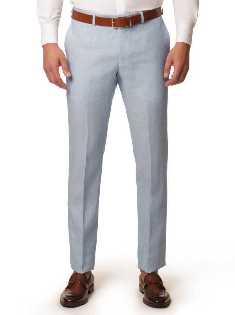 Robert Graham Linen Dress Pant Világos Kék | 165AZMSVC