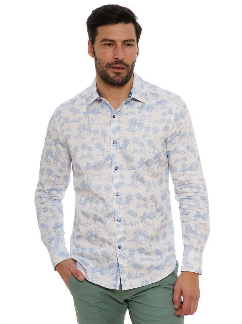 Robert Graham Maris Long Sleeve Button Down Shirt Fehér | 597TUALXF