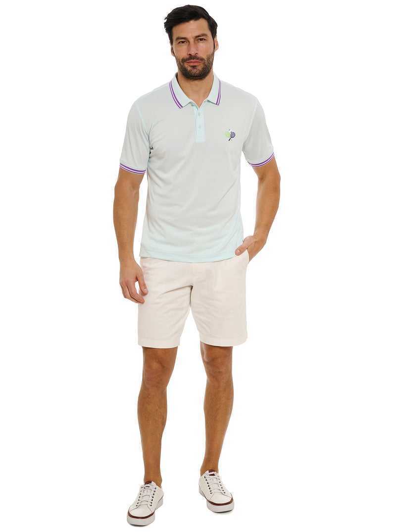 Robert Graham Match Point Polo Menta | 295UHLNPY