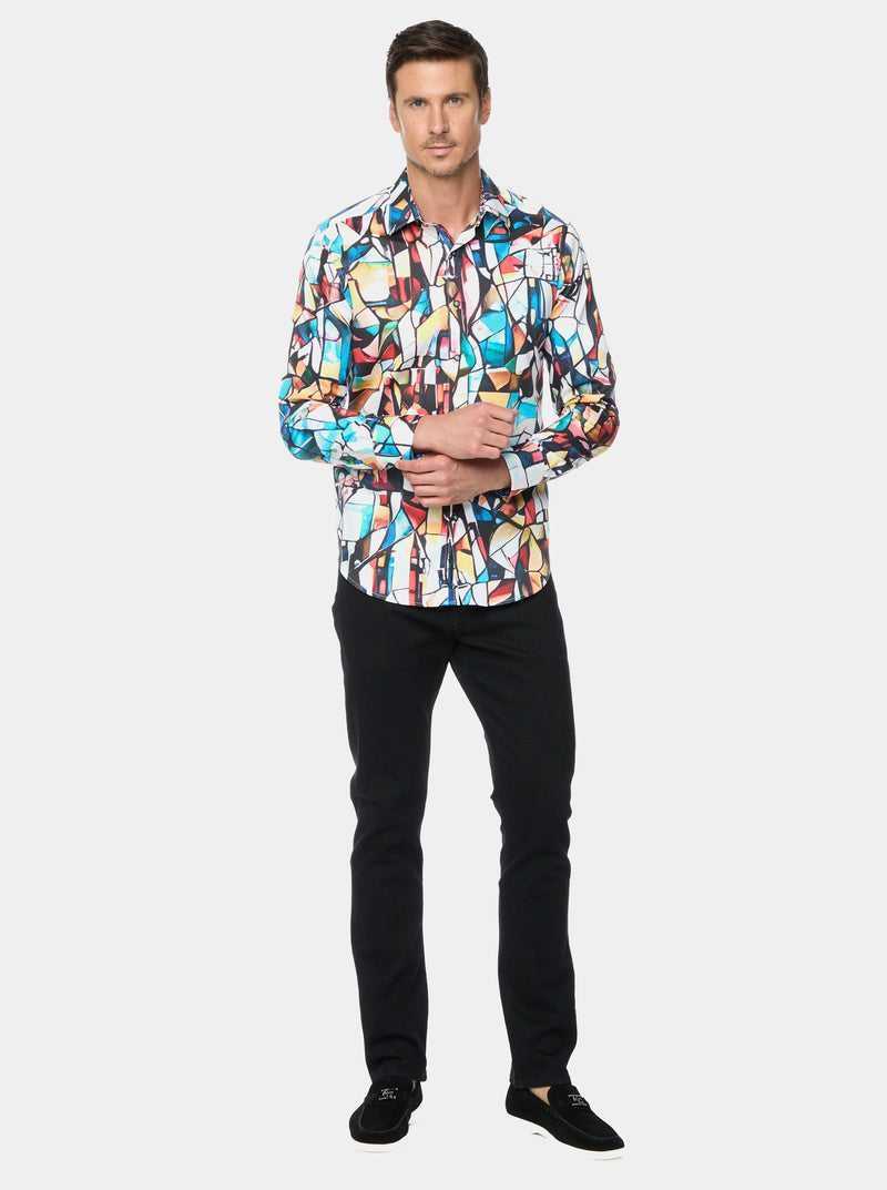 Robert Graham Mosaic Mixer Long Sleeve Button Down Shirt Multi | 378XWTPYH