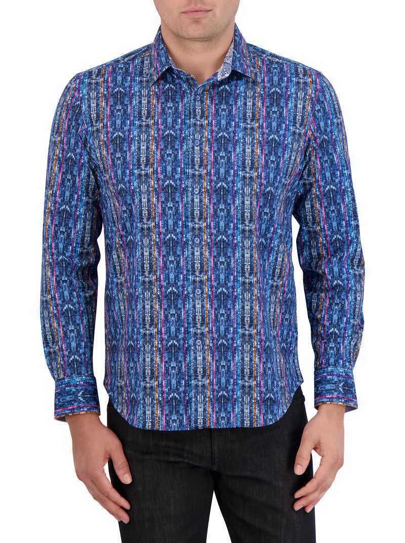 Robert Graham Oasis Motion Long Sleeve Knit Shirt Multi | 830SQAUIV