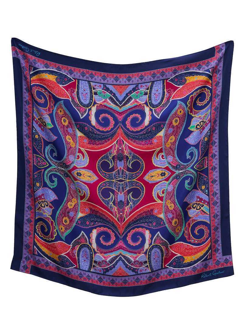 Robert Graham Paisley Swirl Silk Scarf Multi | 960YBVAXR