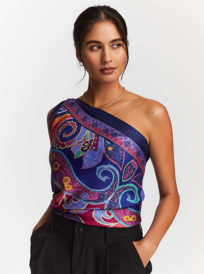 Robert Graham Paisley Swirl Silk Scarf Multi | 960YBVAXR