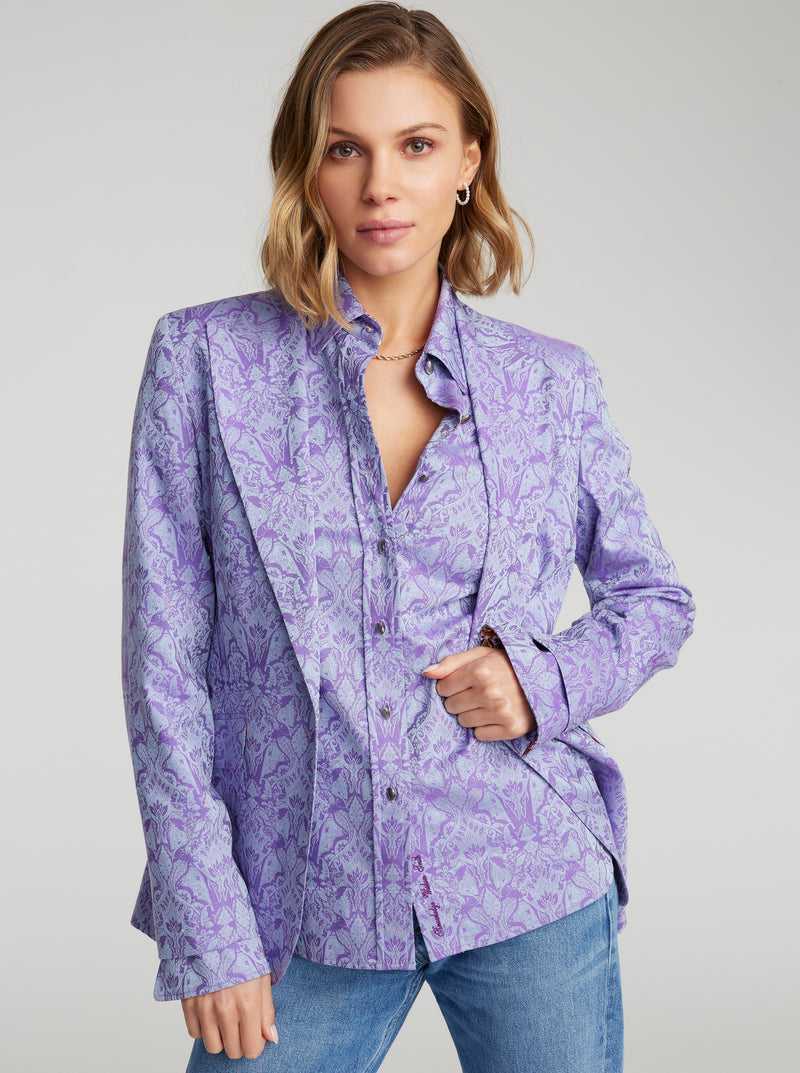 Robert Graham Penelope Jacket Lilac | 678WCLEGI