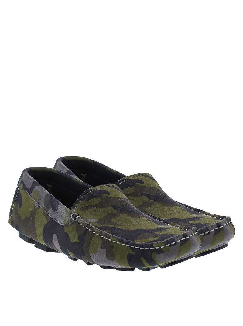 Robert Graham Phase Printed Loafer Army | 853FVXKBA