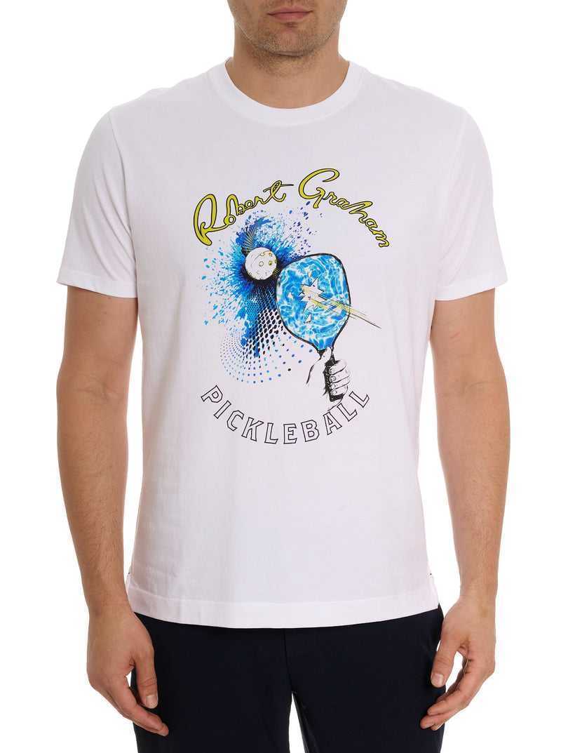 Robert Graham Pickleball Slap T-shirt Fehér | 904IAGFEH