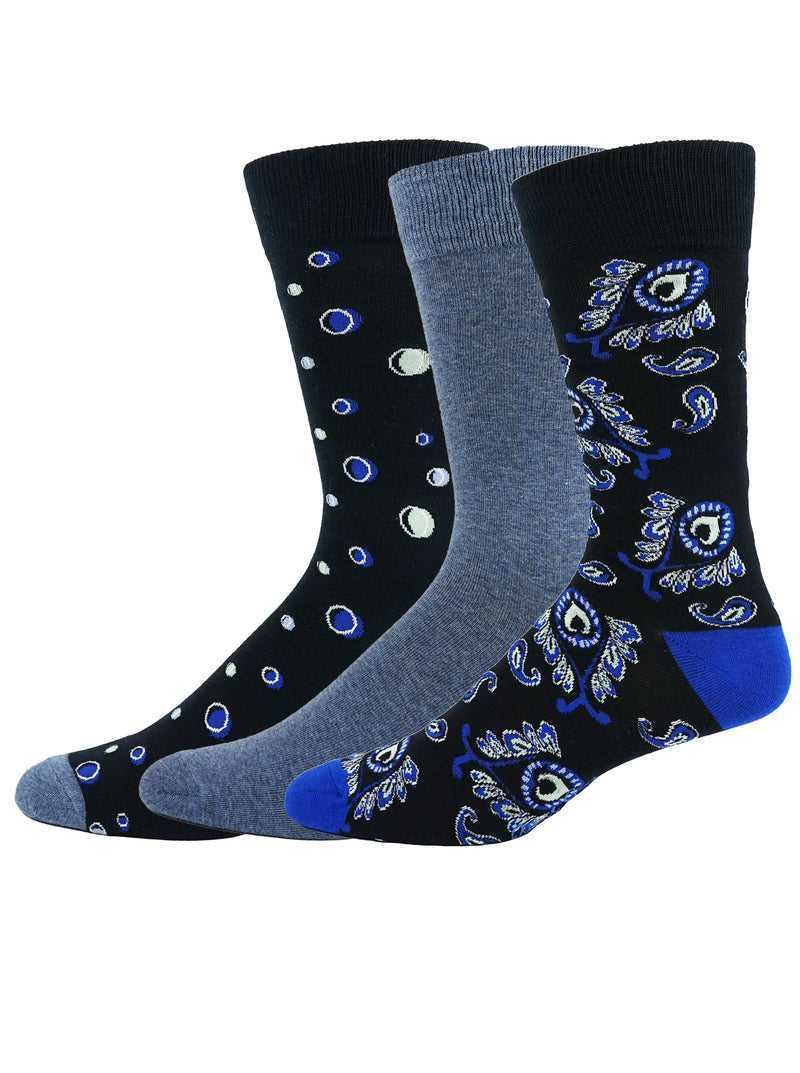 Robert Graham Polka Dots 3 Pack Socks Multi | 378JKWGTP