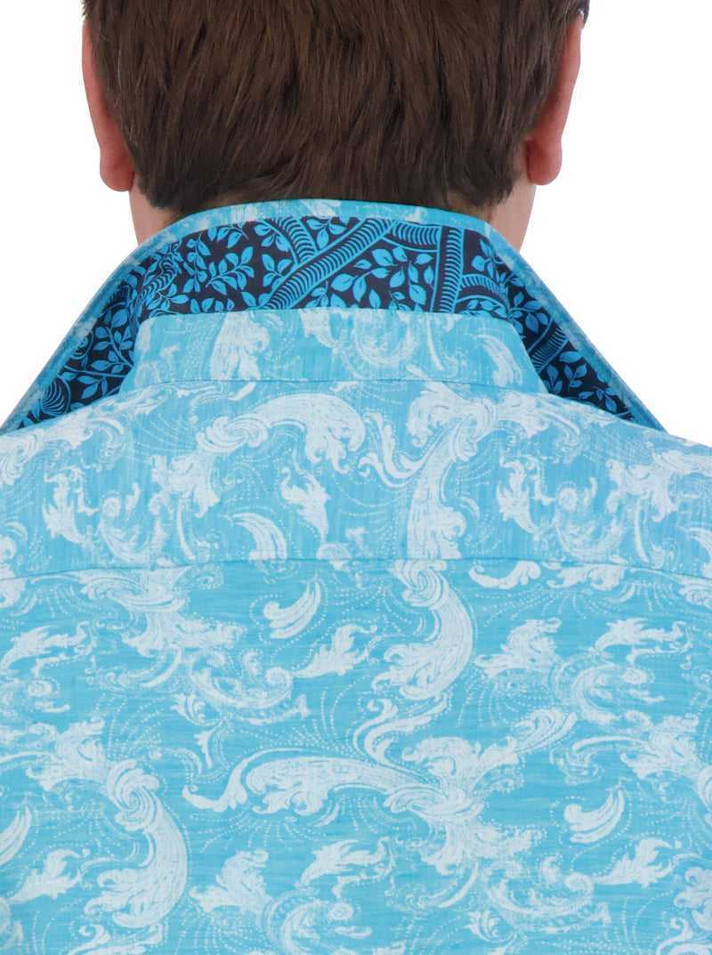 Robert Graham Poseidon Long Sleeve Button Down Shirt Türkiz | 634YKTUAH