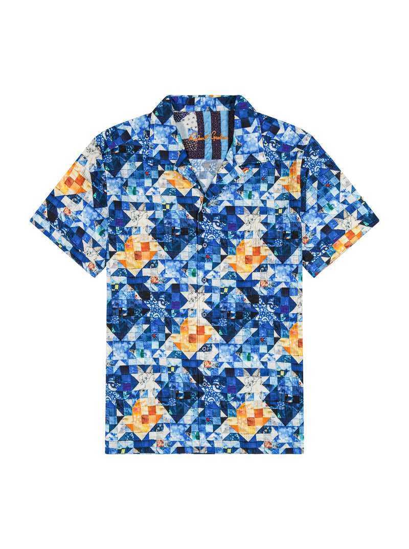 Robert Graham Sashiko Short Sleeve Button Down Shirt Multi | 972IXWBZJ