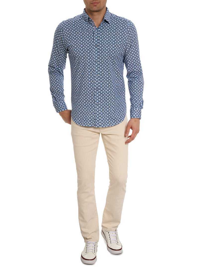 Robert Graham Senan Long Sleeve Knit Shirt Multi | 605IFXPCO