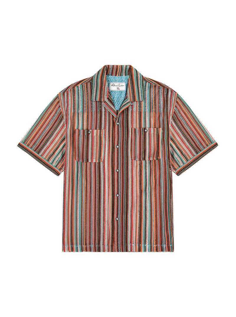 Robert Graham Serape Short Sleeve Button Down Shirt Multi | 465XBEJVU