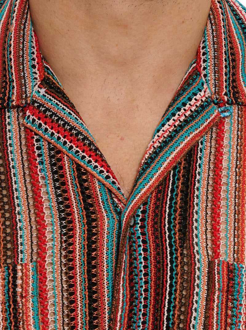 Robert Graham Serape Short Sleeve Button Down Shirt Multi | 465XBEJVU