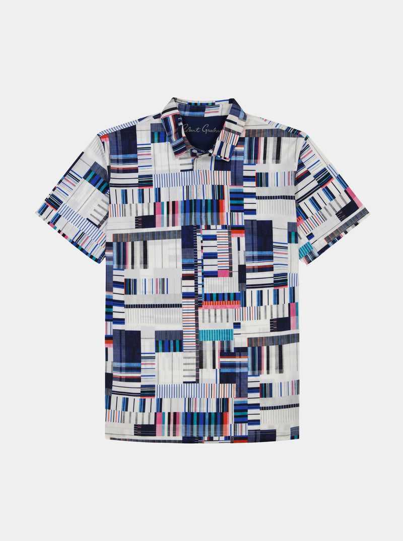 Robert Graham Siro Short Sleeve Knit Polo Multi | 105YSEQNI