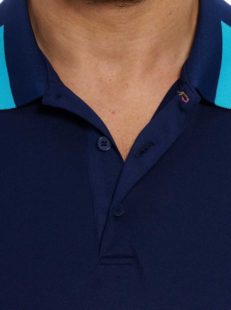 Robert Graham Skull Dice Polo Sötétkék | 854CLWTME