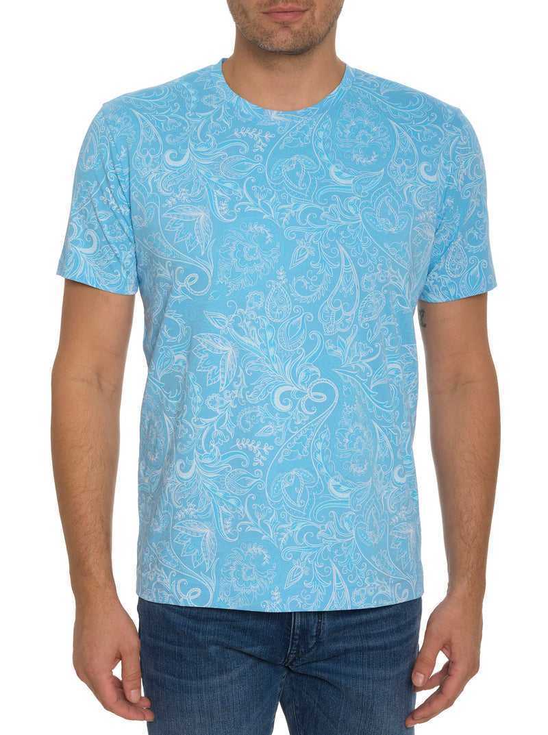 Robert Graham Swanson T-shirt Türkiz | 184EZJTCN