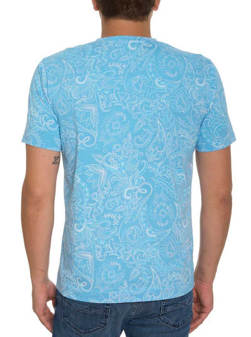 Robert Graham Swanson T-shirt Türkiz | 184EZJTCN