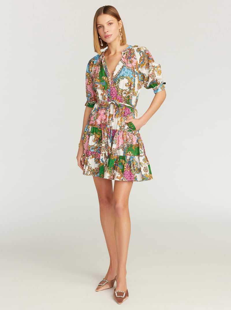 Robert Graham Sydney Short Sleeve Dress Multi | 324HIOQDC