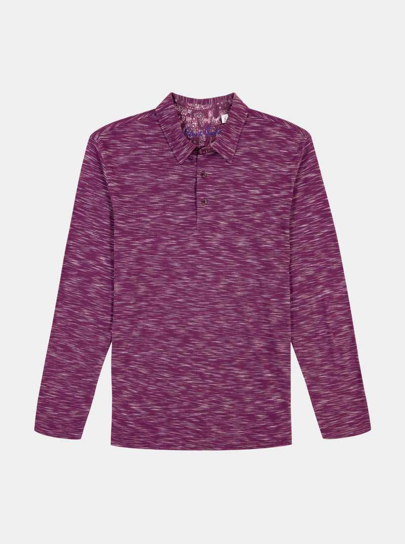 Robert Graham Thales Long Sleeve Polo Sötétkék | 135GZKPUR