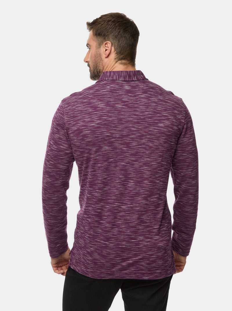 Robert Graham Thales Long Sleeve Polo Sötétkék | 135GZKPUR