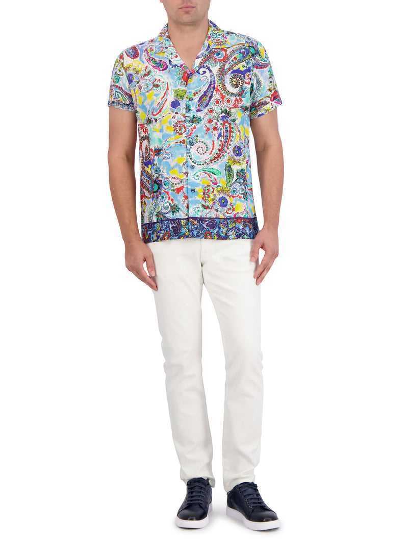 Robert Graham The Drake Short Sleeve Button Down Shirt Multi | 409PIKMRQ