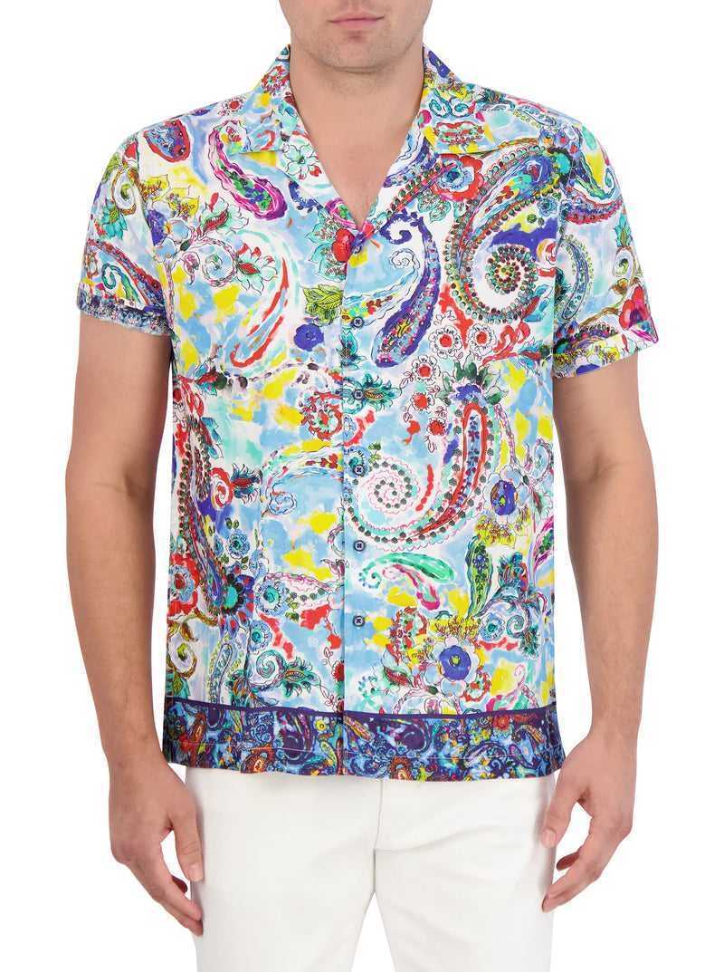 Robert Graham The Drake Short Sleeve Button Down Shirt Multi | 409PIKMRQ