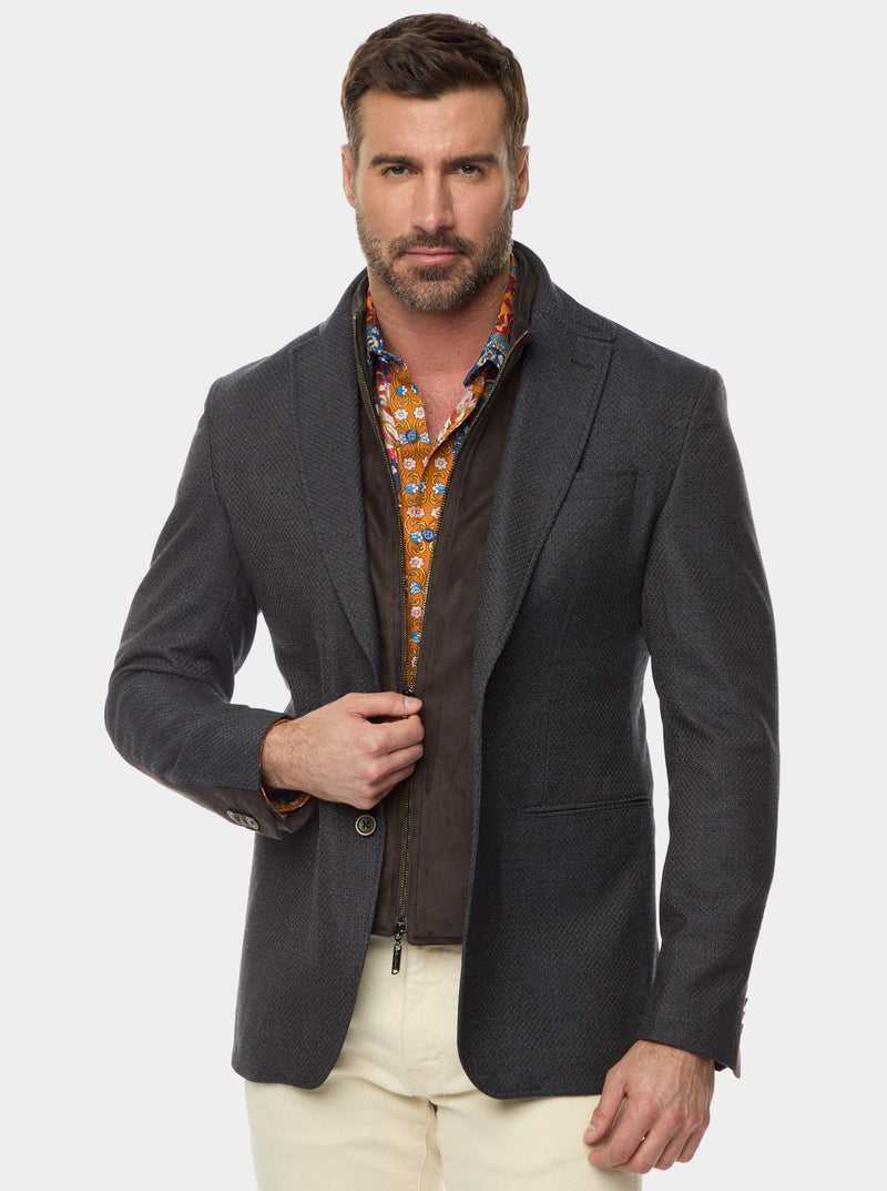 Robert Graham The Jetset Ii Woven Sport Coat Barna | 874HAUJSI