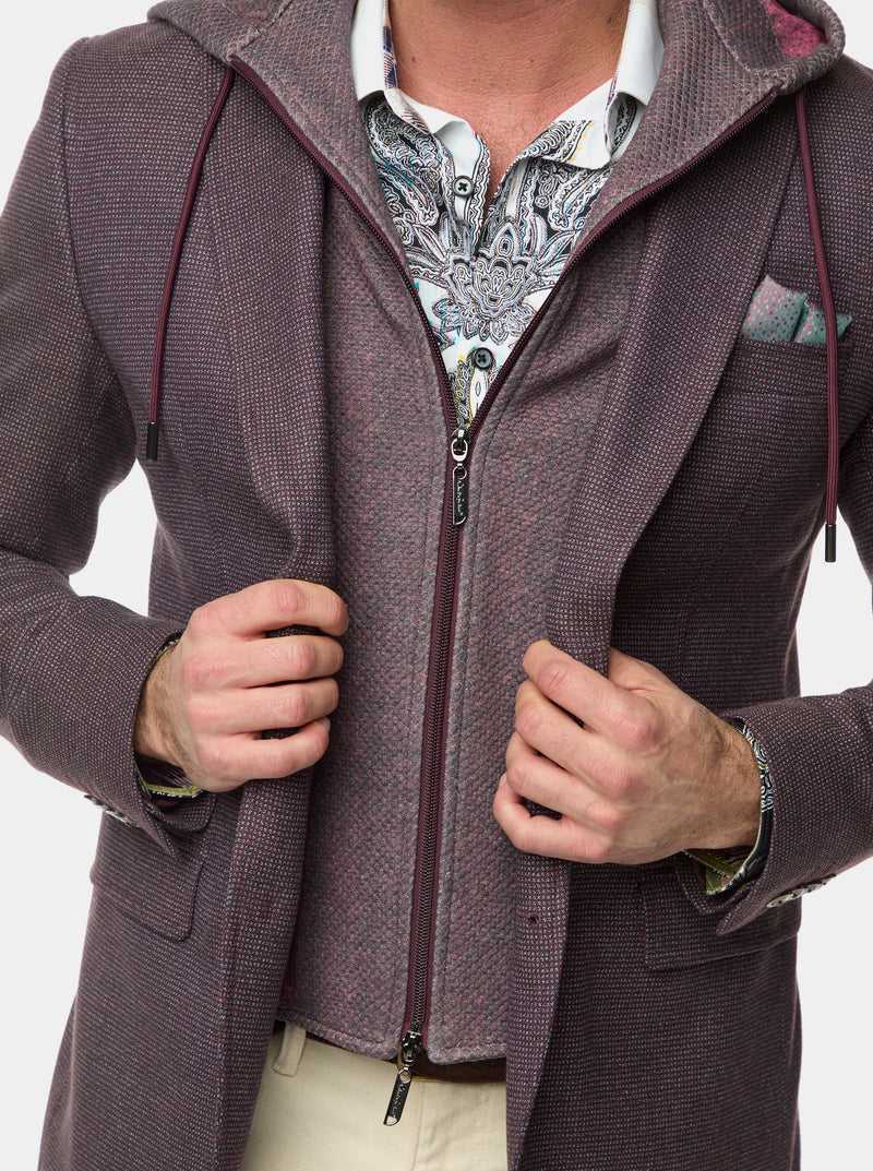 Robert Graham The Jetset Iii Woven Sport Coat Bordó | 934ZVRPSY