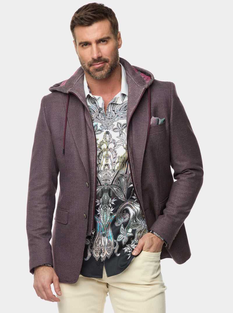 Robert Graham The Jetset Iii Woven Sport Coat Bordó | 934ZVRPSY