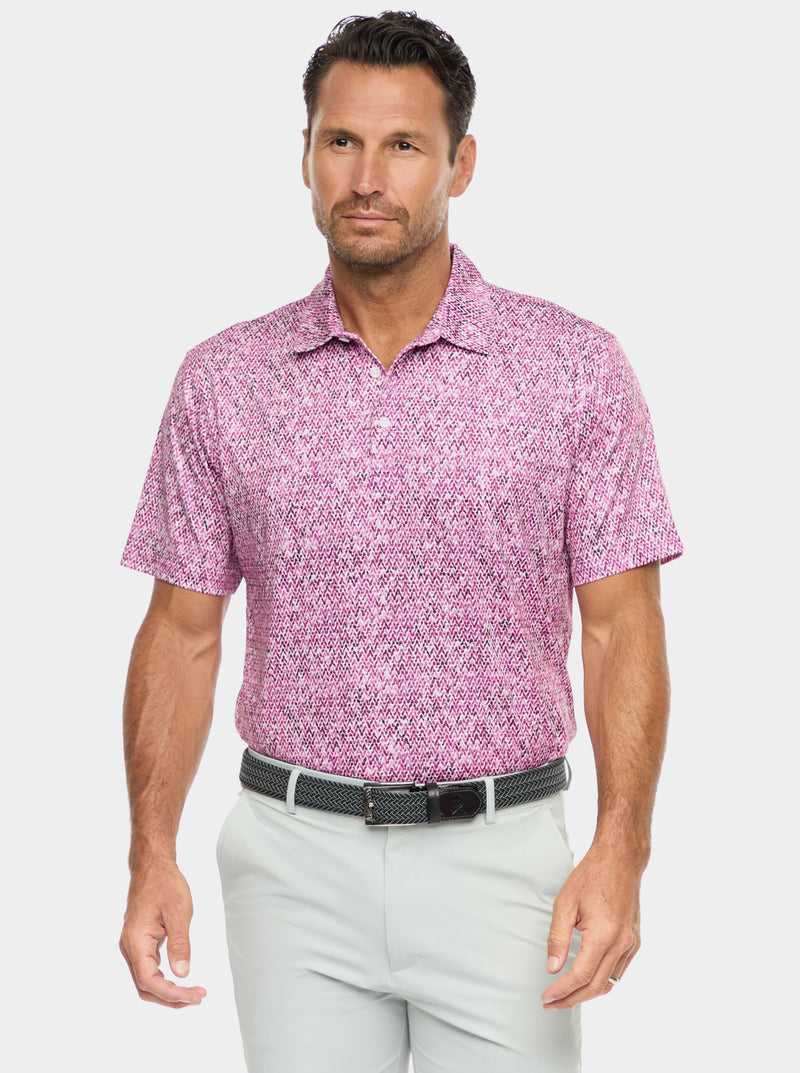 Robert Graham Torin Short Sleeve Knit Polo Sötétkék | 563MDVKEU