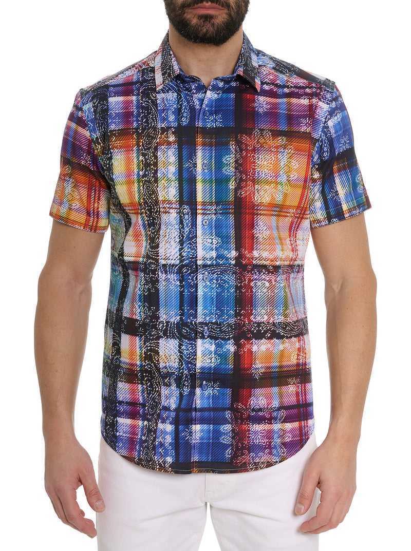 Robert Graham Troyes Short Sleeve Button Down Shirt Multi | 482IHZQUL