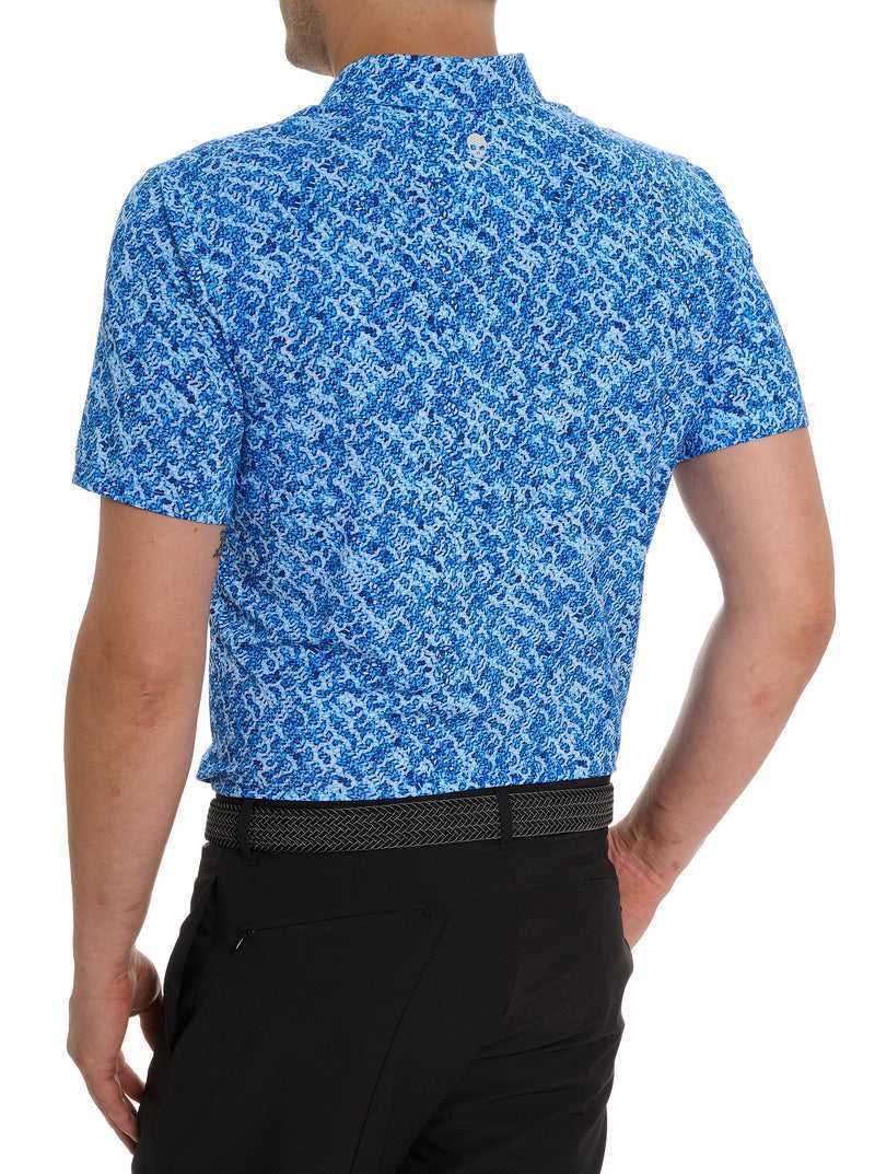 Robert Graham Tyne Polo Kék | 053LOBWYZ