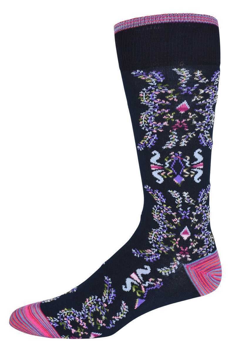 Robert Graham Warsaw Sock Sötétkék | 231NIRCZB