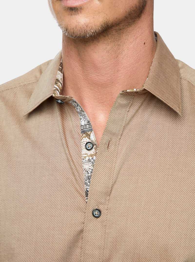 Robert Graham Wayfarer Long Sleeve Button Down Shirt Khaki | 026IWMZSV