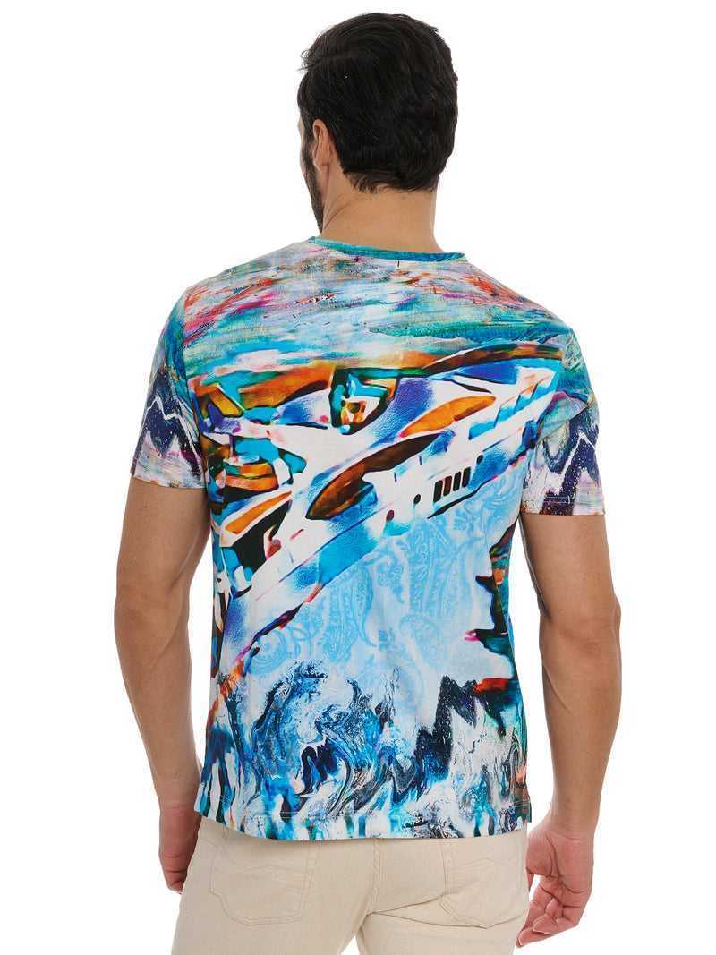 Robert Graham Yacht Trip T-shirt Multi | 031WKQHRU