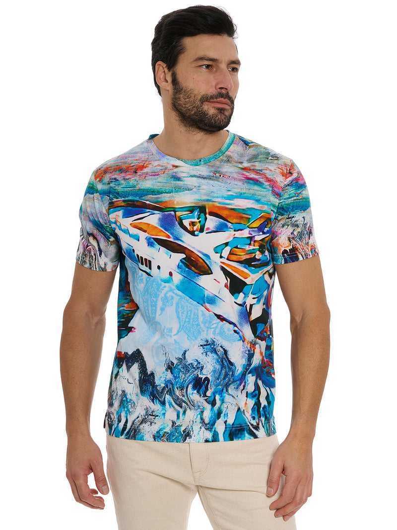 Robert Graham Yacht Trip T-shirt Multi | 031WKQHRU